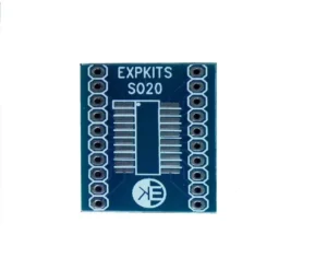 SOSS20 SMD-DIP Dönüştürücü – SOIC & SSOP 20 Pin İçin Çift Yüzlü Adaptör